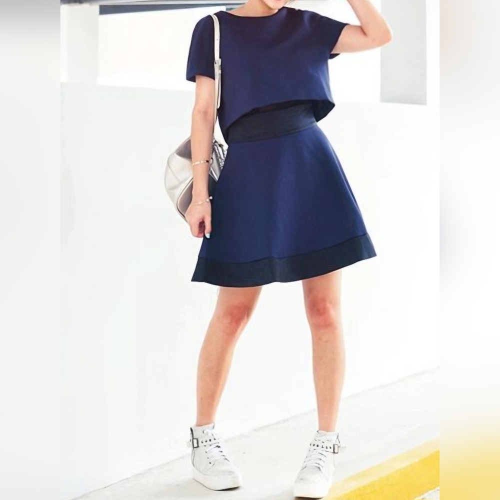 Maje Navy Blue Dress